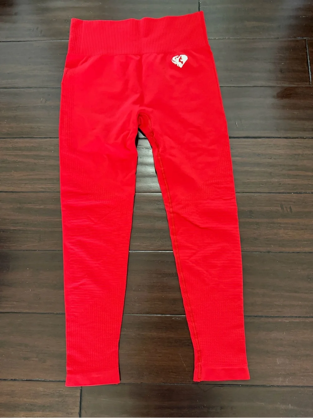 Women’s Best Best Power Seamless Red High-Waist Leggings S - Picture 3 of 7